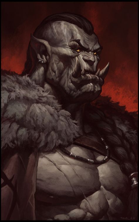 Mordor Artwork, Dnd Orc, Orc Warrior, Dnd Ideas, Warcraft Art, Fantasy Concept, Forgotten Realms, Fantasy Races, Dungeons And Dragons Characters