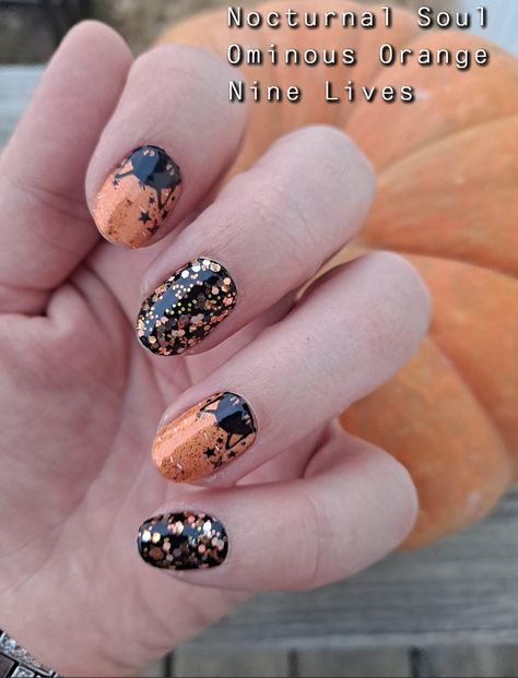 Bats Amore Colorstreet Combo, Vacation Nails, Nine Lives, Color Street Nails, Halloween Coloring, Mani Pedi, Color Street, Halloween Nails, Nails Inspiration