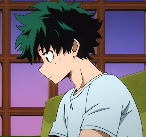 Deku Pictures, Pfp Mha, My Hero Academia Season 6, Kuroko Basket, Deku Midoriya, Side View Drawing, Buddy Daddies, Deku Boku No Hero, Purple Flowers Wallpaper