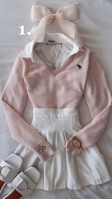 Gaun Tulle, Stile Blair Waldorf, Mode Kawaii, Chique Outfits, Kleidung Diy, Elegantes Outfit, Looks Chic, Pink Outfits, 가을 패션