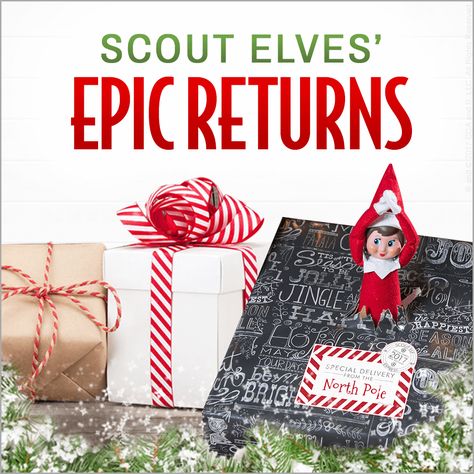 8 Epic Scout Elf Returns | Elf Return Ideas | Elf Welcome Ideas | Scout Elf Return Week | Elf on the Shelf Ideas Scout Elf Return Ideas, Elf Return Ideas, Elf On The Shelf Return, Elf Returns, Elf Return, Elf Shenanigans, The Elf On The Shelf, Elf Antics, Christmas Preparation