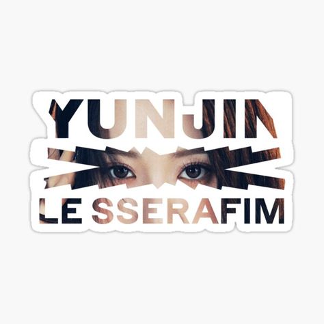 Lesserafim Stickers, Lesserafim Concert, Huh Yunjin, Pop Stickers, Dara Kpop, Hottie Women, Im Happy, Kpop Girl Groups, My Love