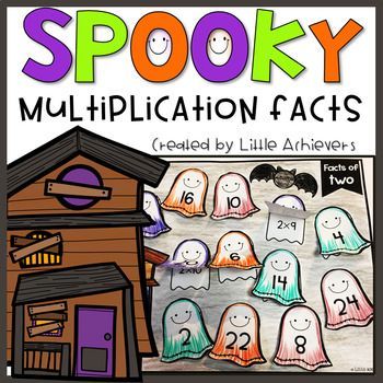 Halloween Multiplication Facts Practice - Halloween Activities Third Grade Homeschool Halloween, Third Grade Multiplication, Halloween Multiplication, Nature Classroom, Learn Multiplication, Multiplication Facts Worksheets, Ghost Theme, Multiplication Facts Practice, Math Charts