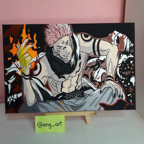 #sukuna #jujutsukaisen Canvas, Fictional Characters, Art