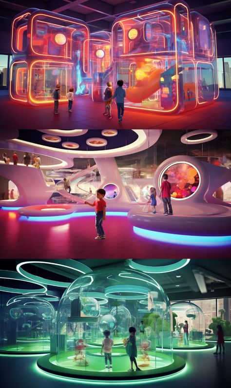 Childrens Museum Exhibits, Kids Museum, Resort Plan, Interactive Museum, Dubai Shopping, Playground Design, Childrens Museum, Futuristic Art, Exhibition Booth