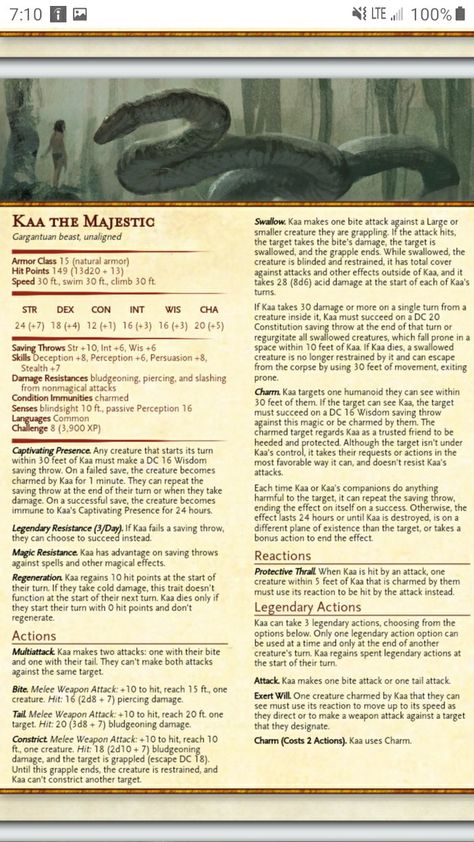 Disney Dungeons And Dragons, Dnd Disney, Disney Dnd, 5e Monsters, Homebrew Monsters, Dungeons And Dragons Rules, Dnd Monster, Monster Manual, Dnd Stats