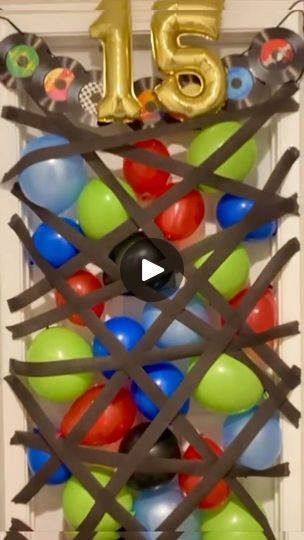 7.5M views · 2.1K reactions | Surprise them on their special day with a balloon avalanche. Watch @aliciakayartsandcrafts create a DIY balloon avalanche using balloons and streamers. .... | By Party CityFacebook Balloon Avalanche Diy Doors, Birthday Balloon Avalanche, Balloon Avalanche, Balloons And Streamers, Diy Balloon, Birthday Stuff, Balloon Diy, Birthday Pictures, Diy Door