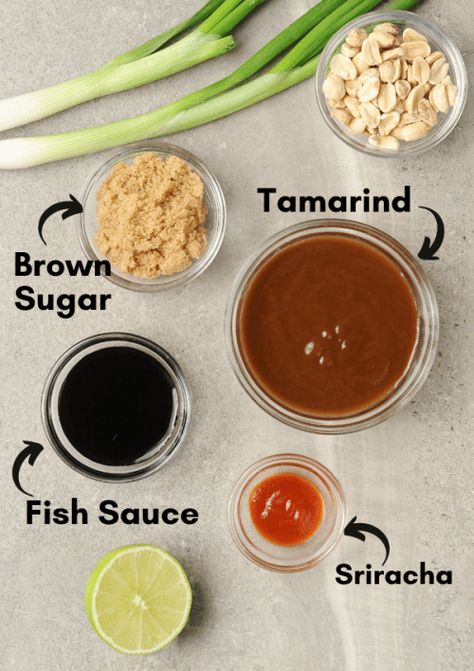 Pad Thai Sauce - Alison's Allspice Pas Thai Sauce Recipe, How To Make Pad Thai Sauce, Pad Thai Sauce Recipe, Vegan Pad Thai Sauce, Thai Sweet Potato Soup, Shrimp Pad Thai, Processor Recipes, Vegan Pad Thai, Gluten Free Fish