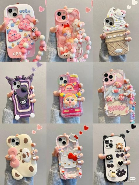 Kawaii Iphone Case, Cute Ipad Cases, Desain Buklet, Bling Phone Cases, Handmade Phone Case, Stylish Iphone Cases, Girly Phone Cases, Kawaii Phone Case, Iphone Cases Cute