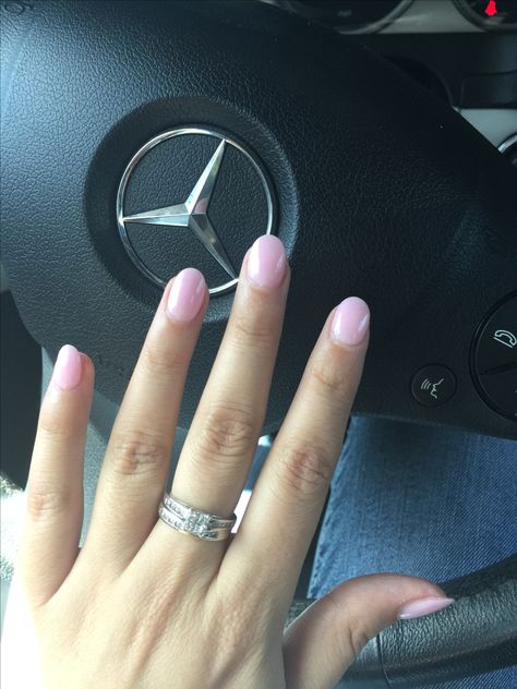 Pink Oval Nails, Video Pink, White Powder, Oval Nails, Dip Powder Nails, Dip Powder, Powder Nails, French Manicure, Nail Manicure