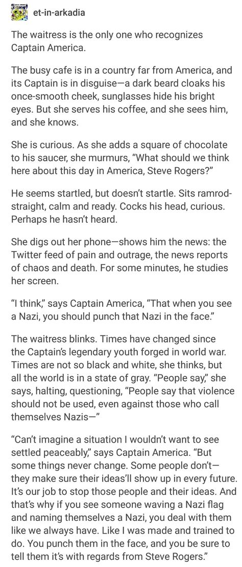 Steve Rogers is making Jack Kirby proud. #punchanaziintheface2k17 Steve Rogers Headcanon, Steve Rogers Tumblr, Captain America Headcanon, What If Steve Rogers, Trans Steve Rogers, Dating Steve Rogers, Romanogers Headcanon, Super Hero Shirts, Compression Shirts