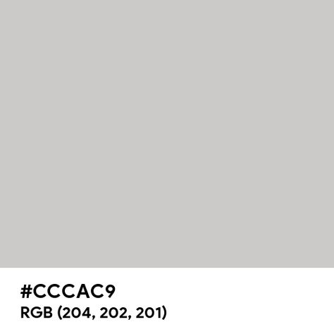 Gray Melange color hex code is #CCCAC9 Solid Color Backgrounds Gray, Rgb Color Codes, Paint For Kitchen Walls, Split Complementary Colors, Rgb Color Wheel, Rainbow Palette, Web Colors, Grey Color Palette, Hex Codes