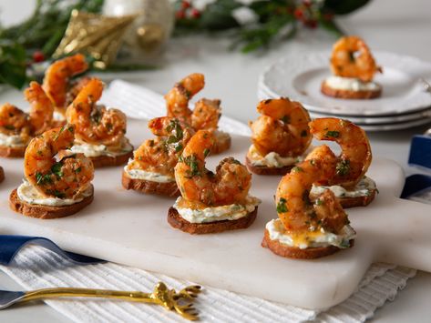 Cajun Shrimp Crostini Shrimp Canapes Appetizers, Shrimp Brushetta Appetizers, Cajun Shrimp Appetizer, Shrimp Hourdourves, Shrimp Crostini Appetizers, Shrimp Crostini, Brushetta Appetizers, Cajun Appetizers, Shrimp Bruschetta