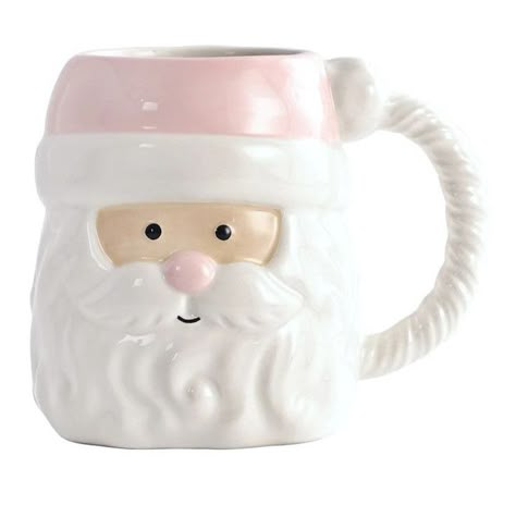 Santa Mug, Pink Santa, Pink Xmas, Santa Mugs, Christmas Feeling, Christmas Inspo, Birthday Wishlist, Christmas Aesthetic, Cute Mugs