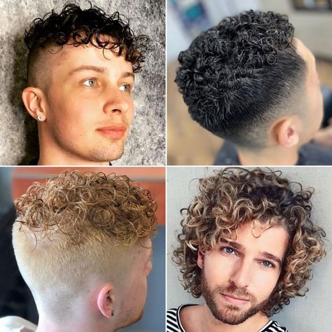 40 Best Perm Hairstyles For Men (2020 Styles Guide) Undercut Perm, Guy Perm, Mens Perms, Medium Length Perm, Perm Hairstyles For Men, Loose Curl Perm, Perm Hair Men, Types Of Perms, Fade Undercut