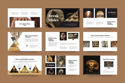 Historiz - Historical Study PowerPoint Ui Patterns, Google Slides, Presentation Templates, Powerpoint Templates, Slides, Presentation