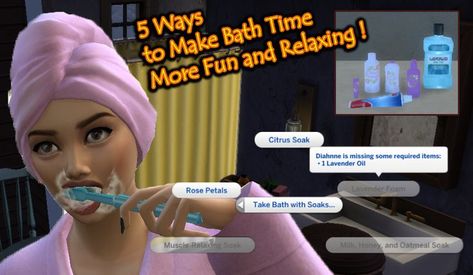 Bath essentials:  Bath bombs, bath salts, mouthwash - when hygiene is more than just soap. Sims 4 Hygiene Cc, Sims 4 Hygiene Mod, Sims 4 Cc Skin Care Functional, Sims 4 Shaving Mod, Sims 4 Towel After Shower Mod, Sims 4 Skin Care Mod, Sims 4 Self Care Mod, Around The Sims 4, Sims 5