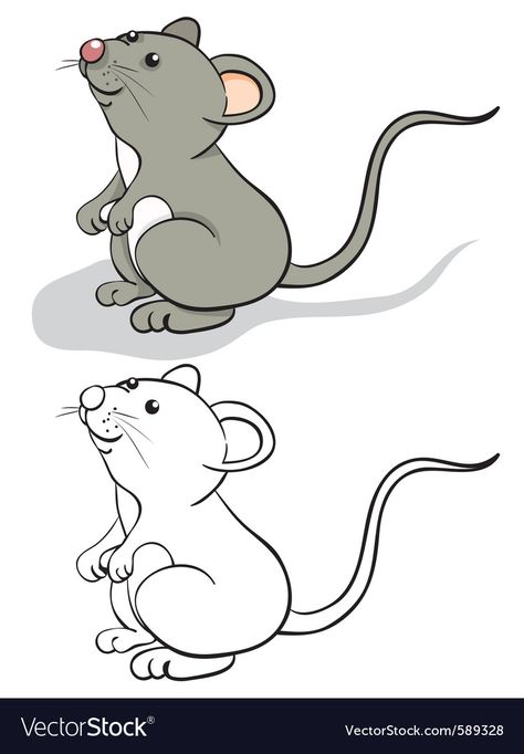 Mouse Cute Drawing, Mouse Vector, Mouse Coloring Pages, Coloring Pictures For Kids, Outline Pictures, Mouse Images, Flower Templates Printable, Mouse Paint, Free Kids Coloring Pages