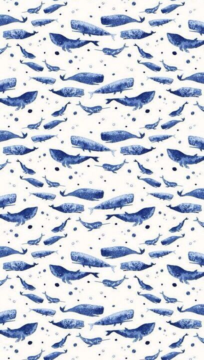 whales Plakat Design Inspiration, Whale Pattern, Plakat Design, Whatsapp Wallpaper, Back Ground, Iphone Background Wallpaper, Summer Wallpaper, Cute Backgrounds, Whales