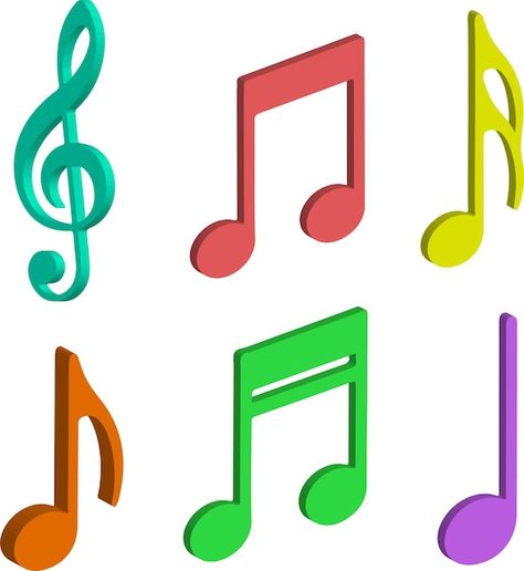 Music Notes Illustration, Note Icon, Music Sign, Music Key, Music Clipart, Nota Musical, Music Signs, Music Symbols, Cute Emoji Wallpaper