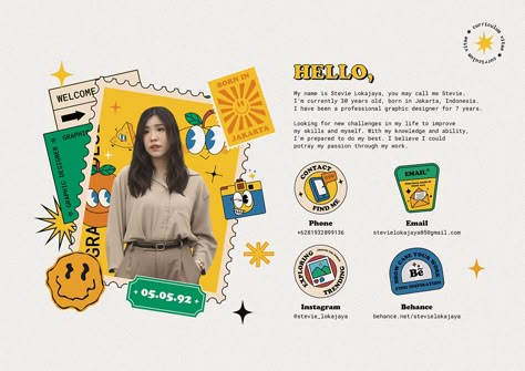 Portfolio 2022 | Stevie Lokajaya :: Behance Mailing Design, Cv Inspiration, Illustration Design Graphique, Mises En Page Design Graphique, Cv Portfolio, Portfolio Photo, Graphic Design Portfolio Inspiration, Graphic Portfolio, Portfolio Design Layout