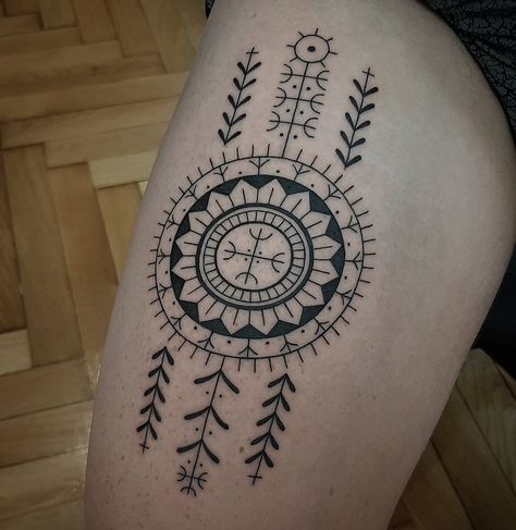 Croation Tattoos, Croatia Tattoo Ideas, Balkan Tattoo, Croatia Tattoo, Croatian Tattoo, Labyrinth Tattoo, Slavic Tattoo, Hand Tattoo, Ancient Art