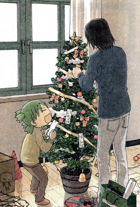 Some "Yotsuba&!" Christmas Love - AstroNerdBoy's Anime & Manga Blog Christmas Tree, Twitter, Christmas, Anime