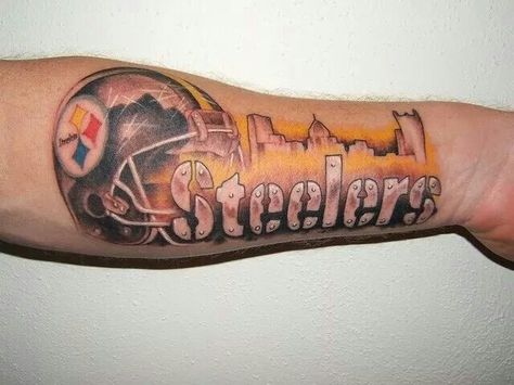 Steelers Tattoo Ideas, Steelers Tattoos, Pittsburgh Tattoo, Steelers Baby, Capricorn Tattoo, Batman Tattoo, Pittsburg Steelers, The Girl With The Dragon Tattoo, Star Tattoo Designs