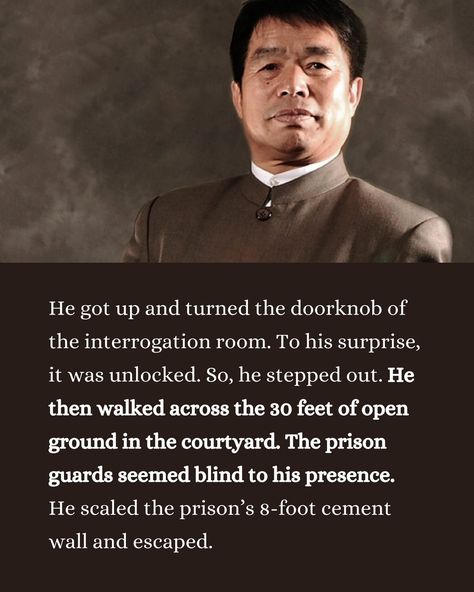 Persecuted Christians: Liu Zhenying (Brother Yun, 1958–Present) You can click on my username to visit my profile. From there, you'll find a link that takes you to the page where I've listed all the books. #jesusdaily #jesuscalls #amen🙏🏻 #Christian #worshiplife #Christians #praisejesus #bibledaily #scripturestudy #scriptureart #verseoftheday #bibleversesdaily #biblescriptureoftheday #churches #church #gospelartist #gospeltruth #biblewords #dailybibleverses #Christianlife #JesusChrist #prayer... Christian Persecution, Prison Guard, Scripture Of The Day, Cement Wall, Scripture Study, Daily Bible Verse, Bible Words, Scripture Art, Verse Of The Day