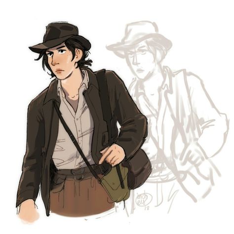 Ben Solo/Indiana Jones Indiana Jones Fanart, Indiana Jones Fan Art, Indiana Jones Drawing, Jones Aesthetic, Skywalker Family, Kylo Ren Adam Driver, Dead Hand, Adventure Stories, Ben Solo