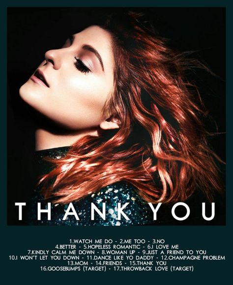 Meghan Trainor Album Cover, Meghan Trainor Album, Thank You Mom, I Love Me, Meghan Trainor, Band Posters, Let You Down, Hopeless Romantic, Love Me