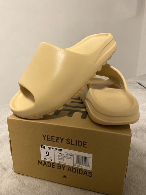 #Yeezy Slide Desert Sand Yeezy Slides Desert Sand, Yeezy Slides, Hype Shoes, Desert Sand, Black Outfit, Slides, Black