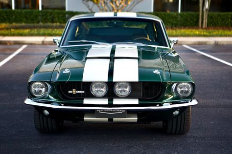 1967 Shelby Gt500, Dark Moss Green, Shelby Gt350, Ford Mustang Shelby Gt500, Shelby Gt500, Ford Mustang Shelby, Pony Car, V8 Engine, Mustang Shelby