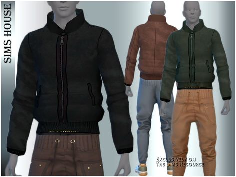 The Sims Resource - MALE JACKET Sims 4 Cc Clothes Winter Male, Sims 4 Cc Male Puffer Jacket, Sims 4 Cc Male Jacket, Sims 4 Cc Jacket Accessories Male, Sims 4 Male Puffer Jacket, Sims 4 Jacket Male, The Sims Resource Jacket, Cyberpunk Pants, Male Hoodie