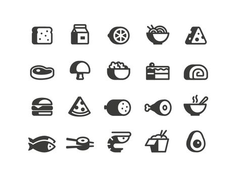 Diet Logo, Bread Icon, Icon Images, Restaurant Icon, Health Icon, Food Shapes, Icon Design Inspiration, Papa Johns, Bakery Logo