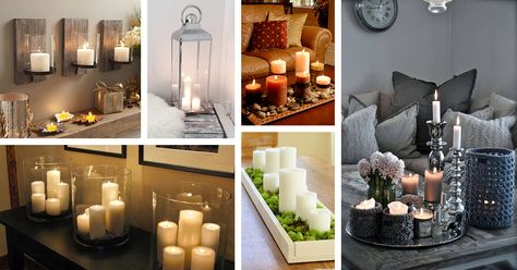 Candle decoration ideas include something for every season and any space. Keep the warm glow going 365 days a year and find the best designs! Candle Display Ideas, Candle Decoration Ideas, Best Candle, Candle Decorations, Candle Display, Candle Decoration, Beautiful Candle, Living Room Color Schemes, Diy Disney