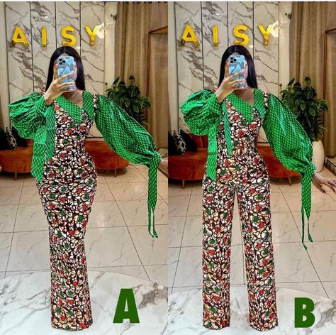 Mixed Ankara dress or jumpsuit Corset Ankara, Ankara Corset, Chitenge Dresses, Jumpsuit Ideas, Ankara Jumpsuit, Ankara Dress Designs, Classy Short Dresses, Dress Ankara, African Print Dress Ankara