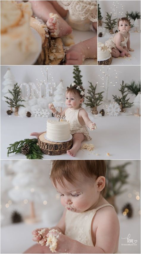 Winter Onederland First Birthday Pictures, Winter Onederland First Birthday Photoshoot, Winter 1 Year Photoshoot, December First Birthday Photoshoot, First Birthday Winter Photoshoot, Winter Themed One Year Old Birthday, Winter Wonderland Party 1st Birthdays, Winter One Year Photoshoot, Winter One Birthday Party Ideas