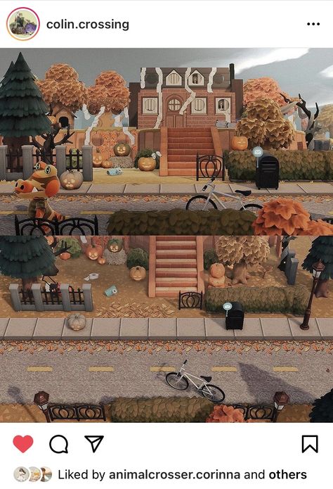 Acnh Halloween Island Ideas, Colin Crossing, Acnh Autumn, Mischief Night, Haunted Island, Acnh Halloween, Animal Crossing Pc, Ac Ideas, Discovery Island