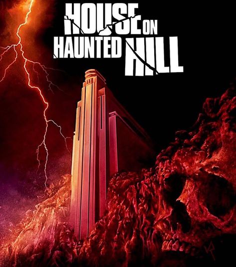 Jarrett Furst on Instagram: “This late 90s absolutely bonkers remake of the Vincent Price film is always one of my favorite 90s horror watches. It’s just absolutely…” Peter Gallagher, House On Haunted Hill, Old Movie Posters, Vincent Price, Cover Artwork, Old Movies, Horror Films, First Night, Free Movies