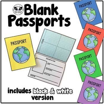 Pin by Denise on Summer camp crafts Kids Passport Printable, Passport Bulletin Board Ideas, Passport Crafts For Kids, Passport Template Free Printables, Visa Stamp, Diy Passport, Around The World Crafts For Kids, Travel Theme Classroom, Passports For Kids