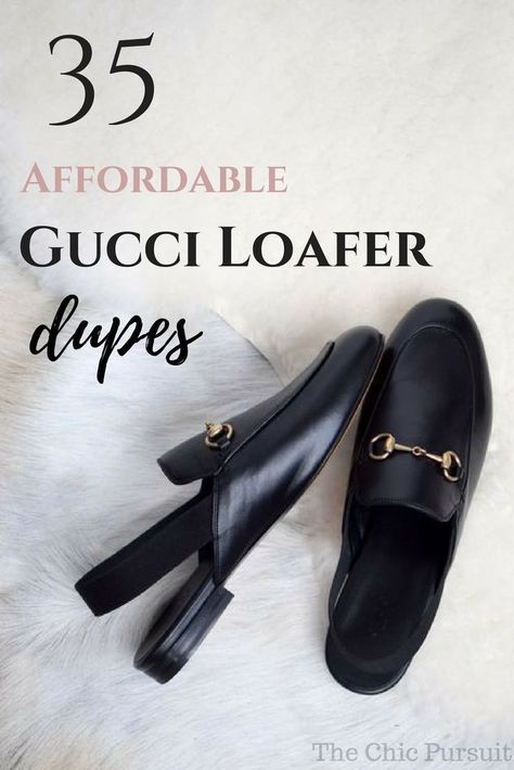 35 Incredible Gucci Loafer Dupes - Best Of Designer Dupes (From $20)! Get the Gucci Princeton and Brixton shoe look with or without fur, in white, black, brown, velvet and many other colors. Black Loafers Outfit, Millionaire Lifestyle Luxury, Gucci Brixton Loafer, Luxury Gifts For Women, Gifts Girlfriend, Half Shoes, Loafers Outfit, Glass Shoes, Luxury Look