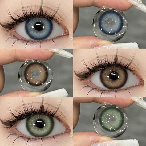 2pcs New Colored Contacts Lenses for Eyes Brown Eyes Contact Lenses Fashion Blue Eye Lens Yearly Makeup Contacts 14.5mm SPECIFICATIONS Water Content: 38% Use of time: 12 Months (after opened) Expiration time: 5 Years (before opened) Feature 1: helps change the color of pupils Feature 2: for Party, Cosplay, Fashion Show, Halloween Makeup, etc. Feature 3: lentillas de color para ojos Feature 4: Color contact lenses Feature 5: lentes de contacto Type1: soczewki kolorowe Type2: pupilentes de color para ojos Type3: lentillas de color para ojos Notice: Pictures for reference only. Brand Name: EYESHARE Item Type: Color Contact Lenses Sphere (SPH): 0 Material: HEMA Package Quantity: TWO PIECES Thickness(mm): 0.08mm External Testing Certification: ce Diameter (mm): 14.5mm Contact Lenses Type: Yearl Eyes Contact, Contacts Lenses, Double Ear Piercings, Cosplay Fashion, Eye Contact Lenses, Manicure Colors, Eye Lens, Eyes Brown, Contact Lenses Colored