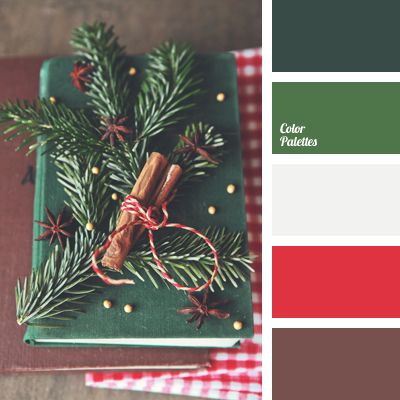 Traditionally in America combination of green and red is usually used for decor on the New Year's Eve or Christmas. Well, we will not change the traditions. Exterior Paint Combinations, In Color Balance, Exterior Paint Schemes, Haircut Selfie, Christmas Palette, Photo Hijab, Green Color Combinations, Christmas Color Palette, Paint Combinations