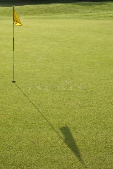 Golf Flags, Golf Flag, Industry Design, Golf Green, Shadow Pictures, Sports Images, Long Shadow, Fields Photography, Ideas Creative