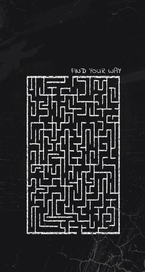 Wallpaper Maze Wallpaper, Best Iphone Wallpapers, Mobile Wallpaper, Art Journal, Iphone Wallpaper, Typography, Art Design, Finding Yourself, Embroidery