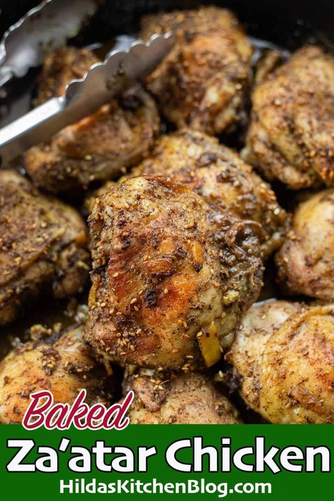 Za’atar Chicken, Assyrian Recipes, Sumac Powder, Zaatar Chicken, Zaatar Recipe, Za Atar, Edible Glitter, Iron Skillet, Amazing Recipes