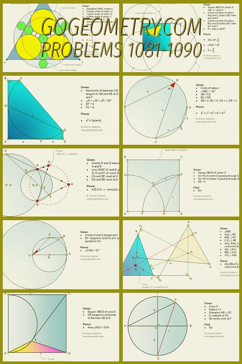 Free Geometry Practice Problems (1081-1090) on GoGeometry Geometry Theorems, Binomial Theorem Formula, Geometry Help, Geometry Proofs, Triangle Properties Geometry, Geometry Postulates And Theorems, Geometry Problems, Isosceles Triangle, Math Geometry