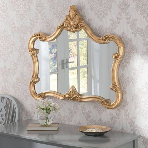 [New] The 10 Best Home Decor Today (with Pictures) -  Sophisticated and contemporary designs! The perfect look for your hallway dining room living room or above your dressing table! Shop our extensive range of modern mirrors with a traditional twist  RugsandRooms.com Rectangle Mirror Frame, French Style Mirrors, Round Gold Mirror, Mirror Frame Diy, Gold Framed Mirror, Overmantle Mirror, Full Length Mirror Wall, Gold Mirror Wall, Ornate Mirror