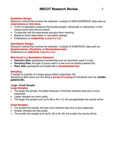 NBCOT Research Review page 6 Nbcot Exam Prep Study Guides, Nbcot Exam Prep, Occupational Therapy Assessment, Therapy Assessment, Nbcot Exam, Occupational Therapy Schools, Occupational Therapy Kids, Occupational Therapy Assistant, Occupational Therapy Activities